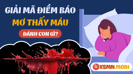 Chiêm bao thấy máu đánh con số gì?