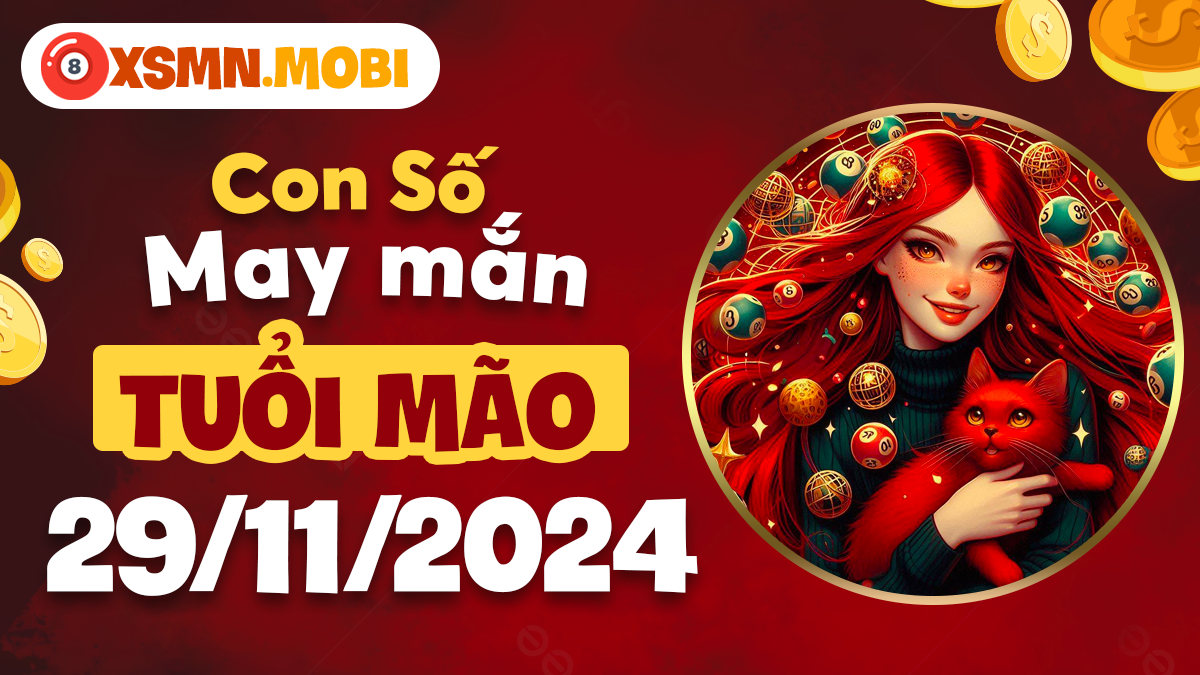 Các con số thu hút may mắn trong ngày 29/11/2024 của tuổi Mão